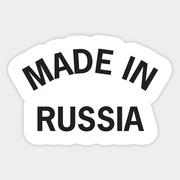 Made in Russia Sticker by elskepress